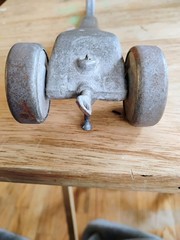 Vintage Goldblatt Masonry Bricklayer Skate Wheel Joint Raker Tool Aluminum