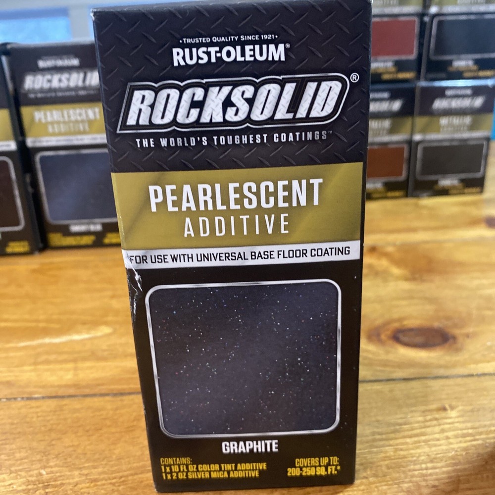 Rust-Oleum RockSolid Pearlescent Epoxy Additive. Graphite 🔥🔥