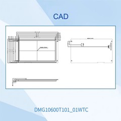 10.1-inch, 1024*600 Pixels Resolution, 16.7M Colors, IPS-TFT-LCD Display With Co