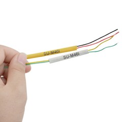 Black Ink White Yellow Heat-Shrink Tube Compatible with Brother HSe 211 221 231