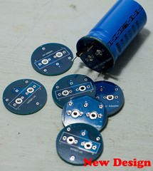 Capacitor Adapter 15.5mm triangle recapping vintage equipment Tek 465 kit (x5)