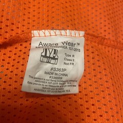 safety vest orange netted – ERB Safety XL