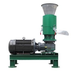 220V Wood Bran Straw Pellet Machine w/8mm Plate Biomass Fuel Maker 60KG/h 7500W