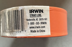 Lot Of 18 Irwin Strait-Line Flagging Tape 1-3/16″ X 300′ – Orange Yellow White