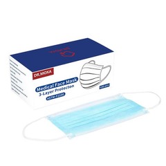 100 Pack Disposable Masks for Protection, ASTM Level 2, 3 Layers Safety Masks…
