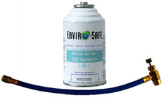 Envirosafe Arctic Air for R22 Coolant Support, (1) 4 oz can & hose
