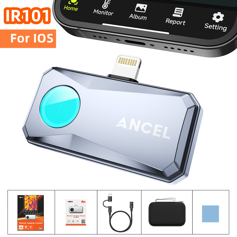 USB fit for iPhone IOS Thermal Imaging Camera Thermal Imager Type-C 256×192 IR