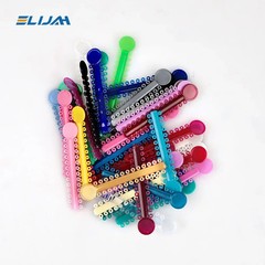 1040pcs Dental Orthodontic Ligature Ties Braces Elastic Rubber Bands Mixed Color