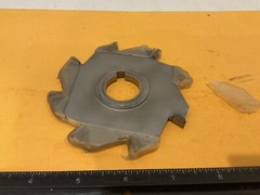 Refurbished 4″ X .245″ X 1″ Carbide Tipped Straight Side Cutter, 8 Tooth