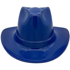 Occunomix Western Cowboy Hard Hat with Ratchet Suspension in Royal Blue