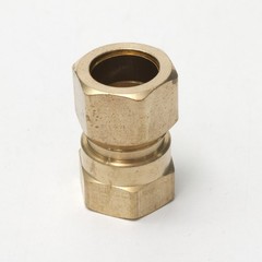 Brass 5/8-Inch OD x 1/2-Inch Female NPT Compression Connector FittingPack of 5