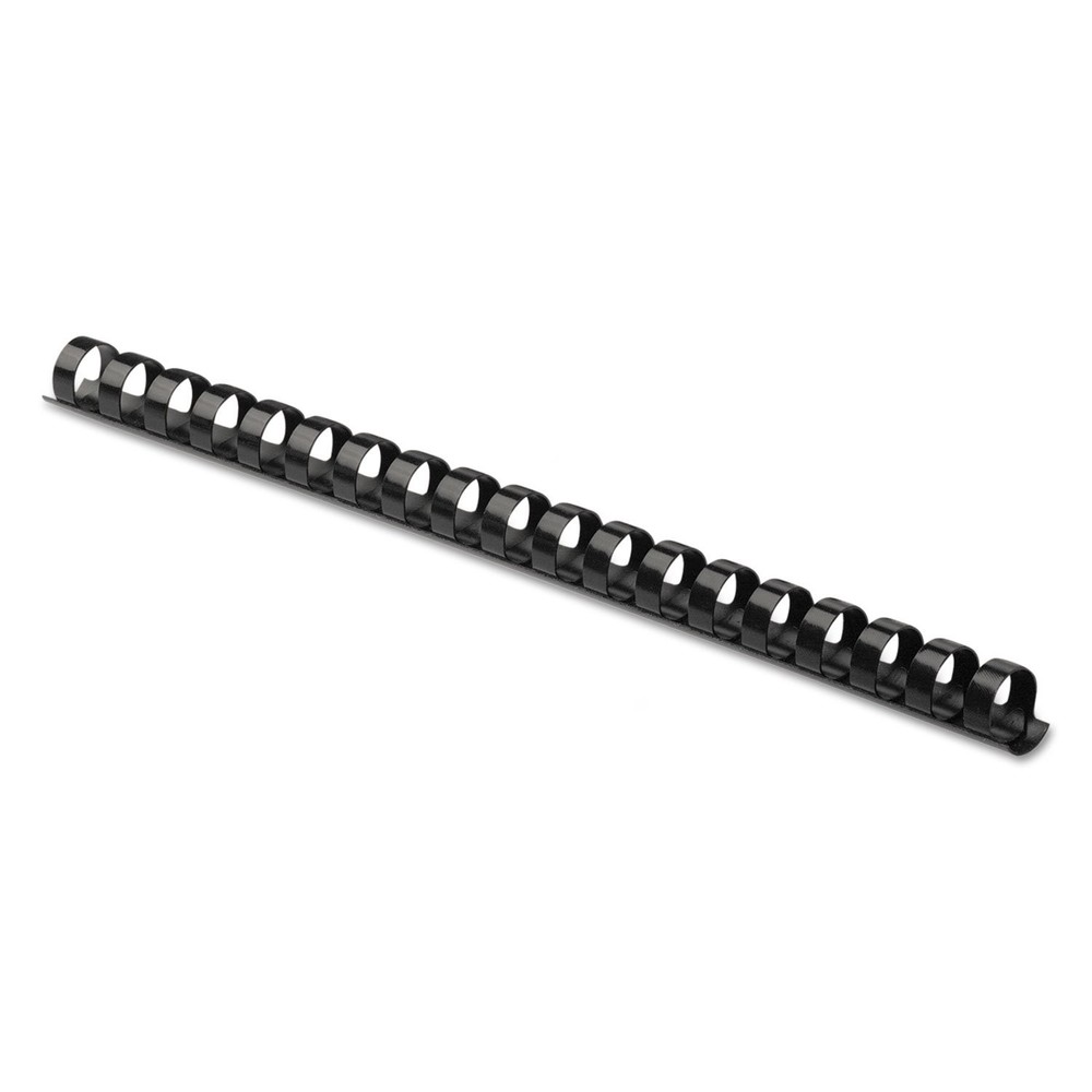Fellowes Plastic Binding Comb 3/8″ Black, 100Pack 100 Count (Pack of 1), Black