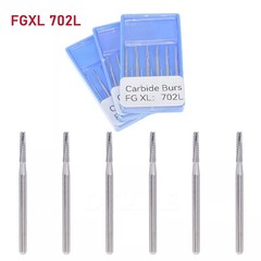 Dental Surgical Tungsten Carbide Burs FLAT END TAPER Fissure 702 FG FGOS 25/28mm