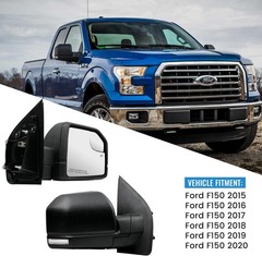 Passenger Side Mirrors for Ford F150 2015 2016 2017 2018 2019 2020，Right Side Vi