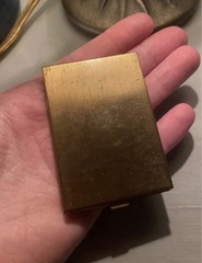 Vintage 50s Mini Pocket Size Rolodex Address Book 2.5”x1.75” Goldtone ’57