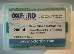 Oxford AccuTip 200µL LTS Pipette Tips LTR-200-L Low Retention 960 Tips Exp 2027