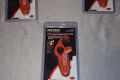 Lot of (3) Rigid 1-1/4in and 1-1/2in pvc plastic tubing cutter PTEC 3000