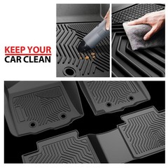 LQI TPE Floor Mats Fit Acura RDX 2019 2020 2021 2022 2023 2024, All Weather