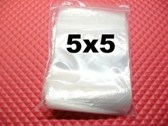 300 Zip-Top Storage Bag Variety Pack ~ 4×4 5×5 6×6 ~ 2 Mil Food Grade Bags