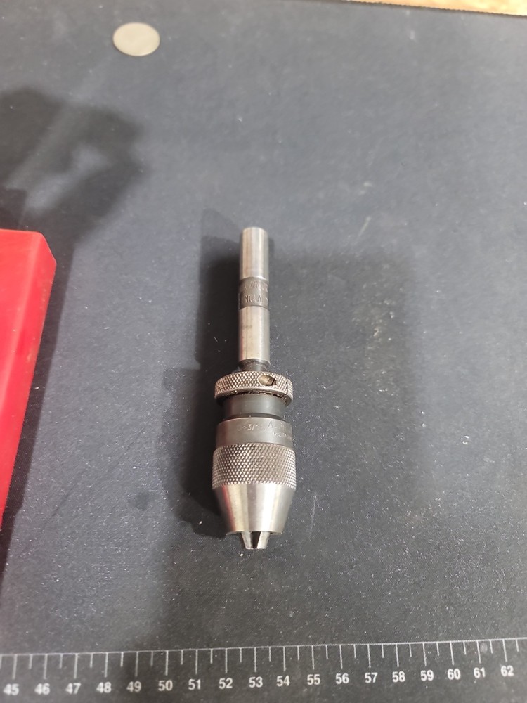 Albrecht Keyless Drill Chuck 0-3/16″ 0-5mm Capacity 1/2″ Jacobs Straight Shank