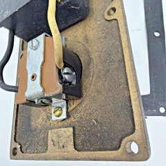 Vintage KONDU Bronze Watertight Surface Mount Rotary Switch Box Marine