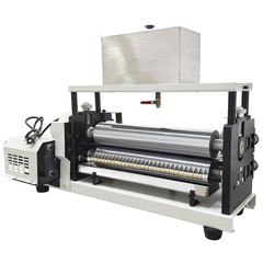 Double-sided Automatic Glue Coating Machine for Paper&Leather 15.35″ SteelRoller