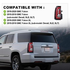 LED Tail Light for GMC Yukon Yukon XL 15-20 Denali SLE SLT Left Driver Side