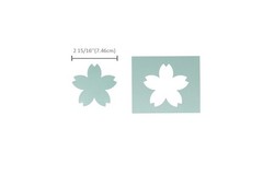 Bira Craft 3 Inch Cherry Blossom Shape Lever Action Punch Paper Scrapbook