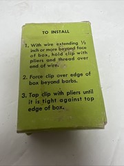 NOS Steel City Green Grounding Clip 14-12 AWG Copper Aluminum – Qty 50