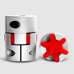 3mm 4mm 5mm 6mm 7mm 8mm CNC Flexible Plum Coupling Shaft Coupler Connect D14 L22