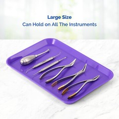 JMU Dental Autoclavable Instrument Trays Bulk Procedure Tray Flat Tray Size B