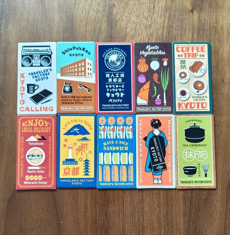 TRAVELER’S Notebook Weighing Machine Card Set of 10 TRAVELER’S Company