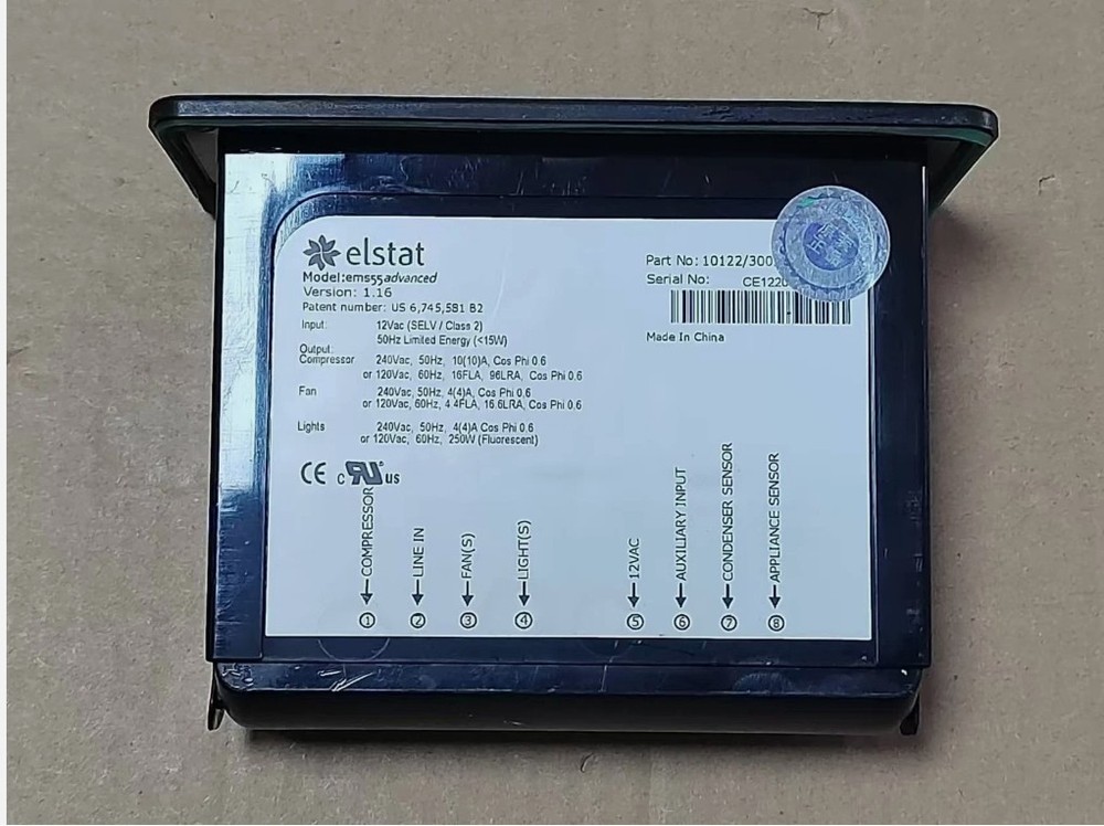 Elstat EMS55 Refrigerator Thermostatic Temperature Controller Part 10122-3001