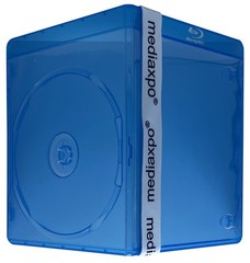 100 PREMIUM SLIM Blu-Ray Single DVD Cases 7MM & 100 OPP Bags