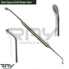 Dental Bone Grafting Instruments Palti Bone Spoon Graft Packer Compactor Syringe