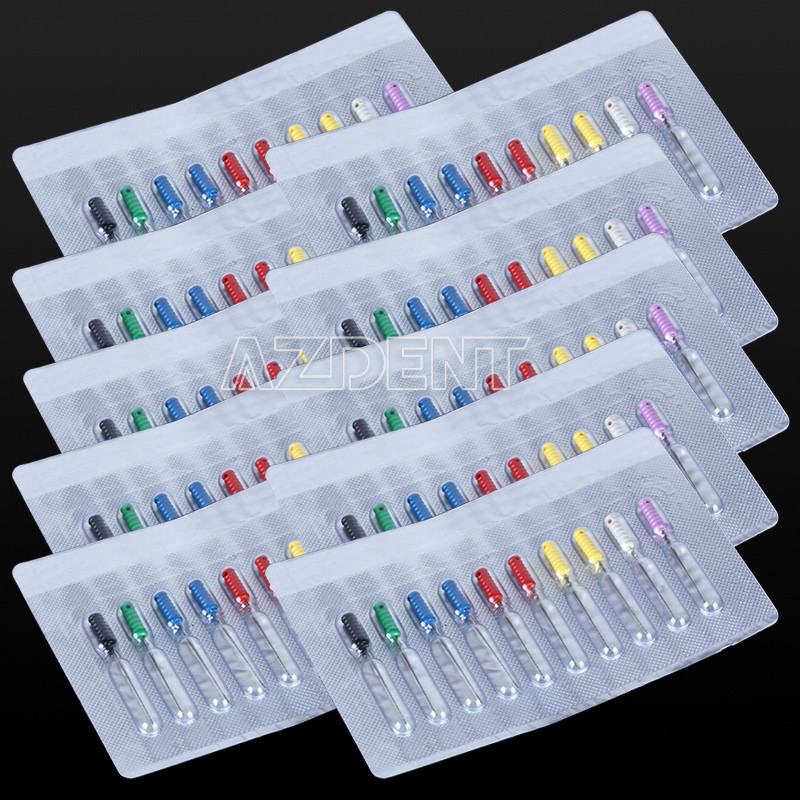 Dental Endodontic Stainless Steel Barbed Broaches Root Canal Files 25mm