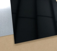 .050″ Black Painted Aluminum Sheet Plate (1.25mm) – VARIOUS SIZES