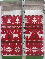 Christmas Poly Bubble Mailers 25 Pieces ￼