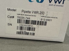 (4qty) VWR Ergonomic LTS Compatible Single Channel Pipettes Cat# 76335