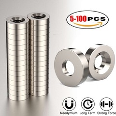 5-100PCS Strong Countersunk Ring Neodymium Magnets 12x 3mm Rare Earth 4mm hole