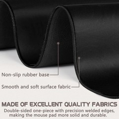 Mouse Pad Gaming – Desk Mat for Keyboard and 31.5L x 11.8W inches, Black Wave