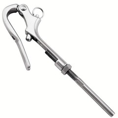 3 Inch Overall Length 316 Stainless Steel Openable Pelican Hook Shackle M6 Bolt