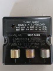 FURNAS 948AA31B 3 PHASE SOLID STATE OVERLOAD RELAY, RNAGE: 16.0 – 24.0 AMPS