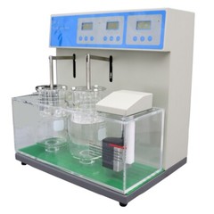 Disintegration Time Tester Double Cups Lab Detecting Instrument Automatic 600W