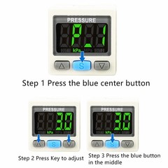 High Quality Digital Pressure Switch Pneumatic Vacuum Digital Controller Switch
