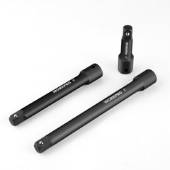 3-PCS 3/8″ Drive Impact Extension Bar Set 3” 5” and 10” Length Socket Extensions