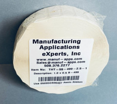 Brady Adhesive Label 1 in. x 0.25 in. Roll with 2500 Labels