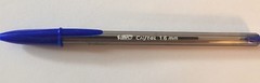 Lot of 7 BLUE Bic Cristal Ballpoint Pens 1.6mm, Xtra-Bold