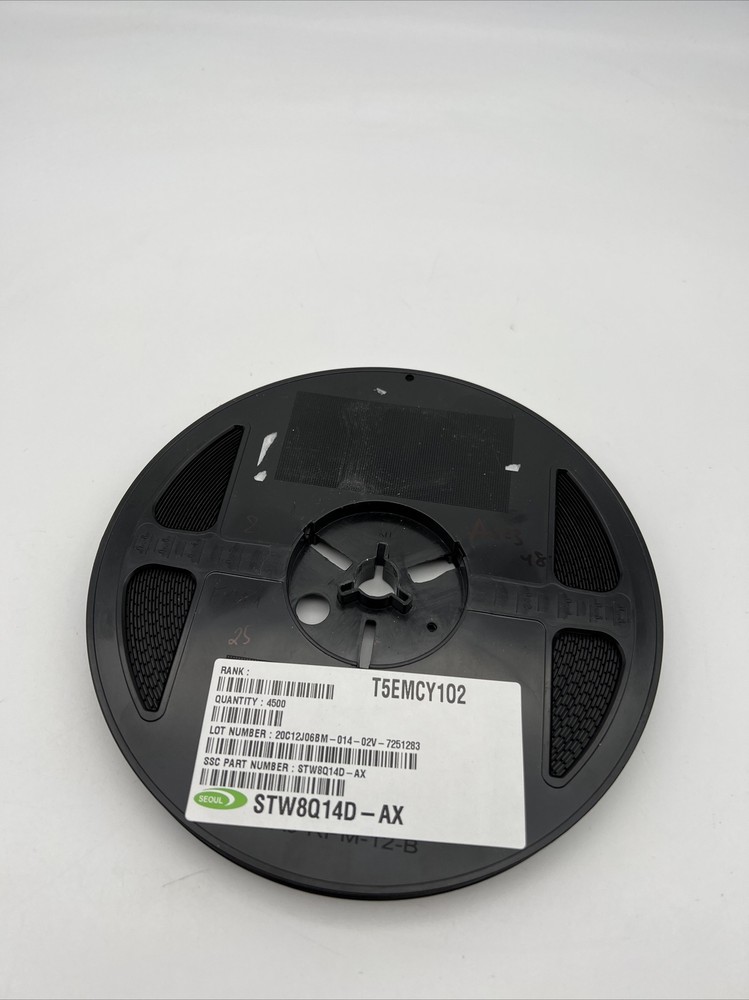 4500 Reel of Seoul STW8Q14D-AX Mid-Power LED Top View White Q14 Tape Reel