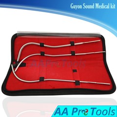3 Pcs Guyon Sound Kit, Medical Surgical Steel Sounding 18FR, 20FR, 22FR DS-1728